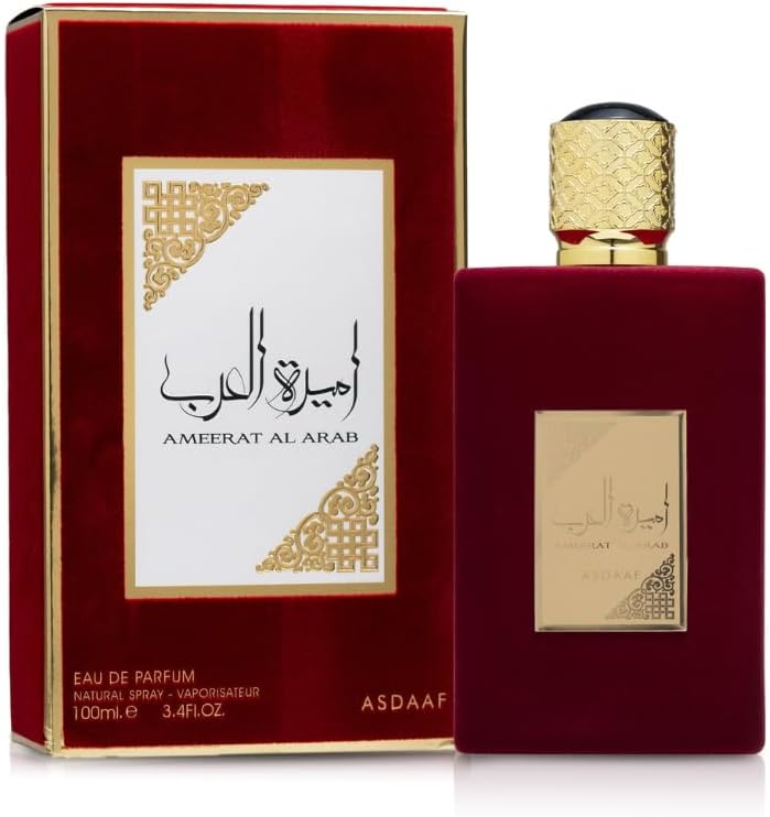 Eau de parfum AMEERAT AL ARAB 100ml ROUGE ASDAAF