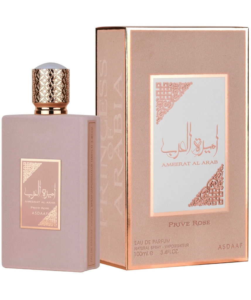 Eau de parfum ASDAAF AMEERAT AL ARAB PRIVE ROSE 100ml