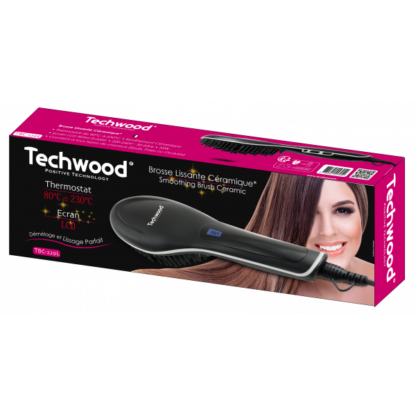 Brosse lissante céramique TECHWOOD